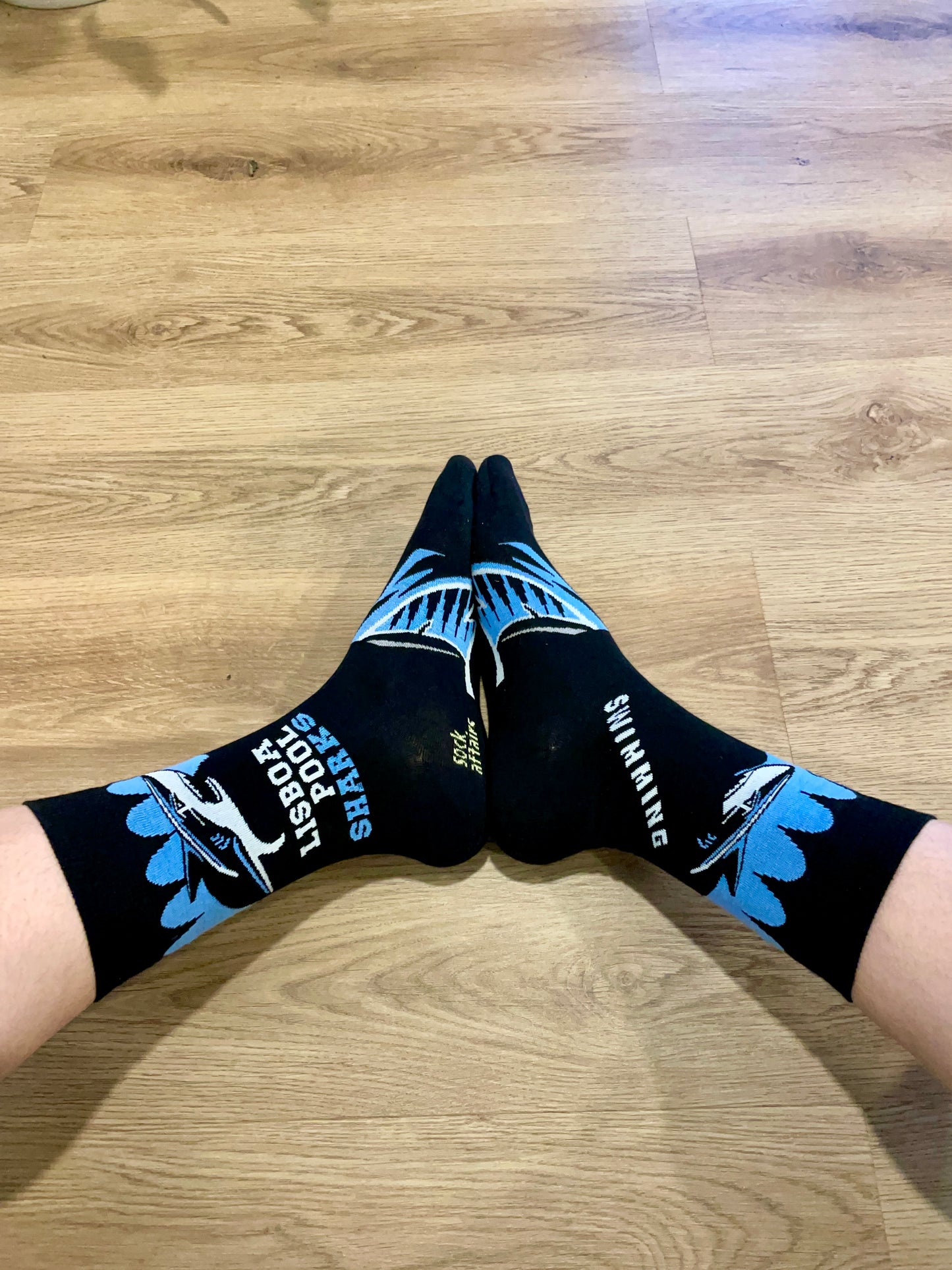 Meias comemorativas 10º Aniversário Lisboa Poolsharks